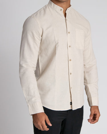 Camisa casual manga larga para hombre