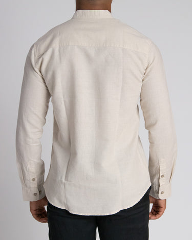 Camisa casual manga larga para hombre
