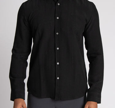 Camisa casual manga larga para hombre
