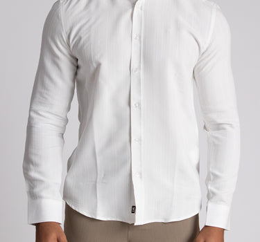 Camisa casual manga larga para hombre