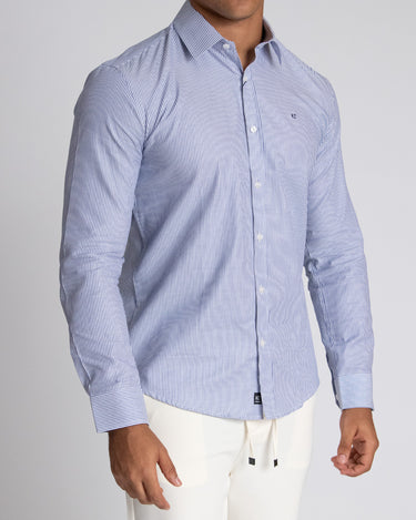 Camisa casual manga larga para hombre