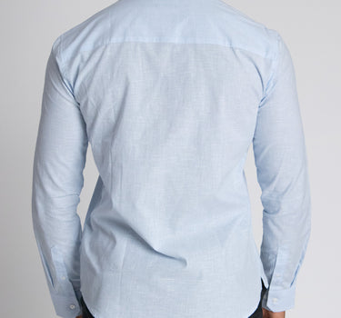 Camisa casual manga larga para hombre