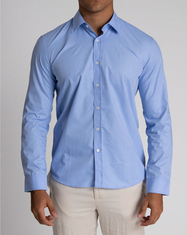 Camisa casual manga larga para hombre