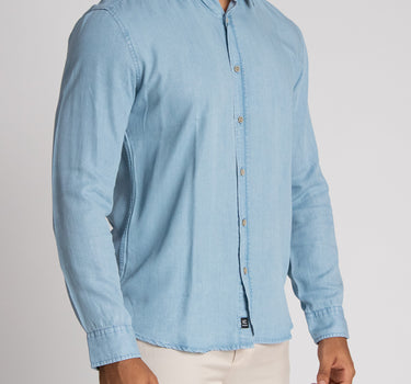 Camisa casual manga larga para hombre