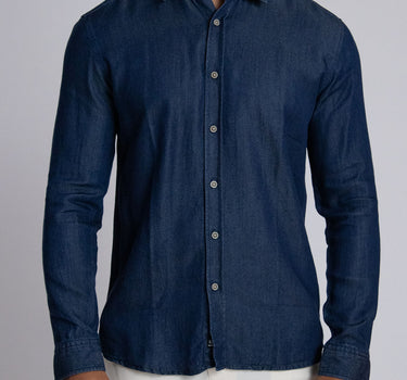 Camisa casual manga larga para hombre