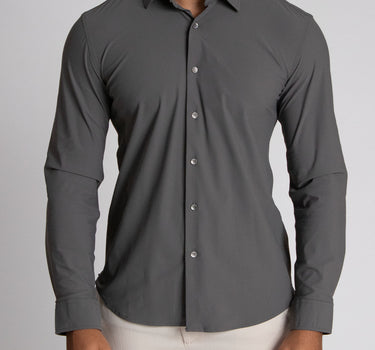 Camisa casual manga larga para hombre