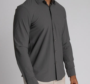 Camisa casual manga larga para hombre