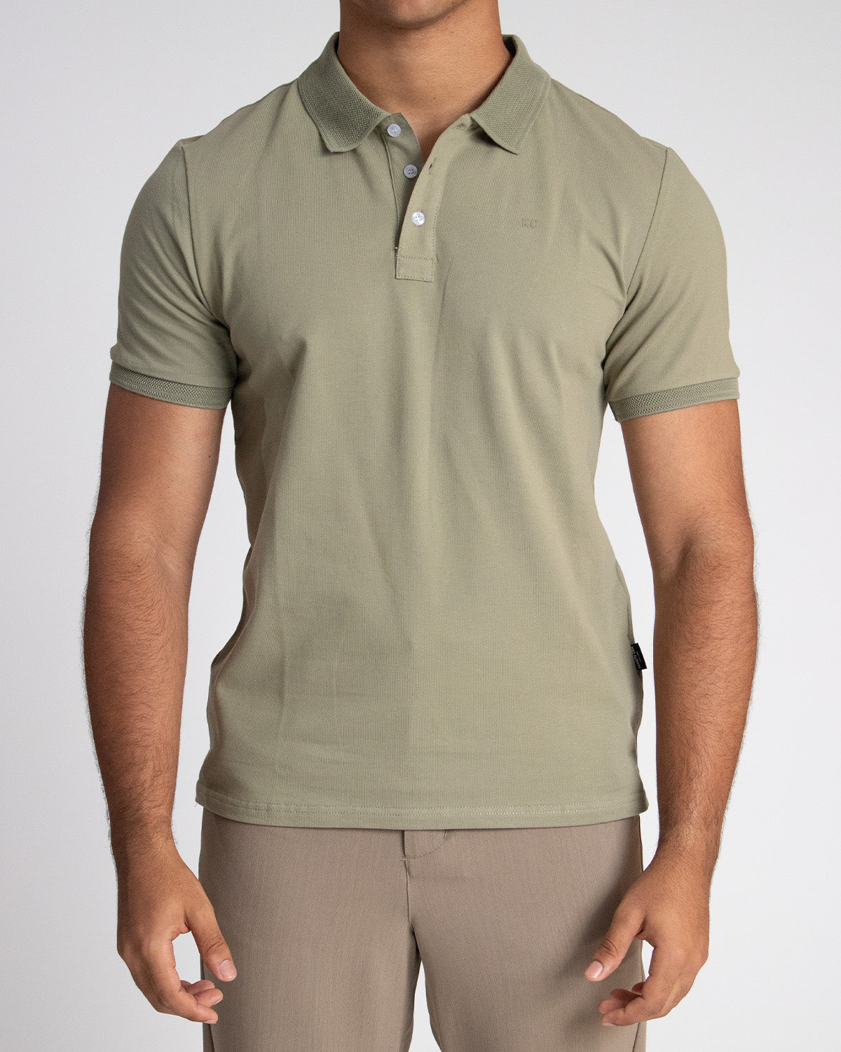 Polo fondo entero para hombre