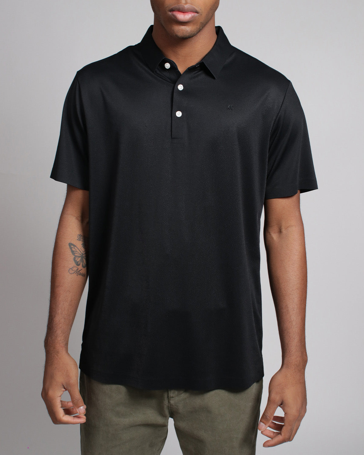Polo fondo entero para hombre