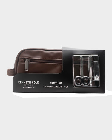 Kit de viaje con set de manicure para hombre