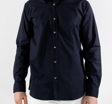 Camisa casual manga larga diseño clásico regular fit para hombre