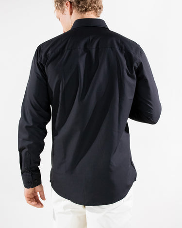 Camisa casual manga larga diseño clásico regular fit para hombre