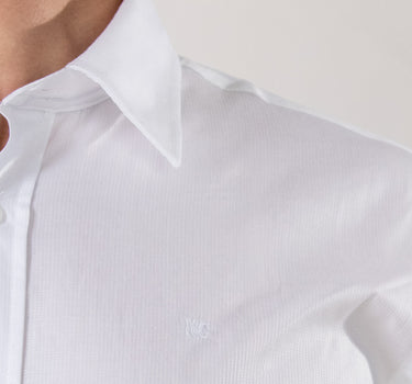Camisa casual manga larga diseño clásico regular fit para hombre