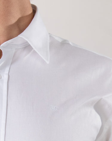 Camisa casual manga larga diseño clásico regular fit para hombre