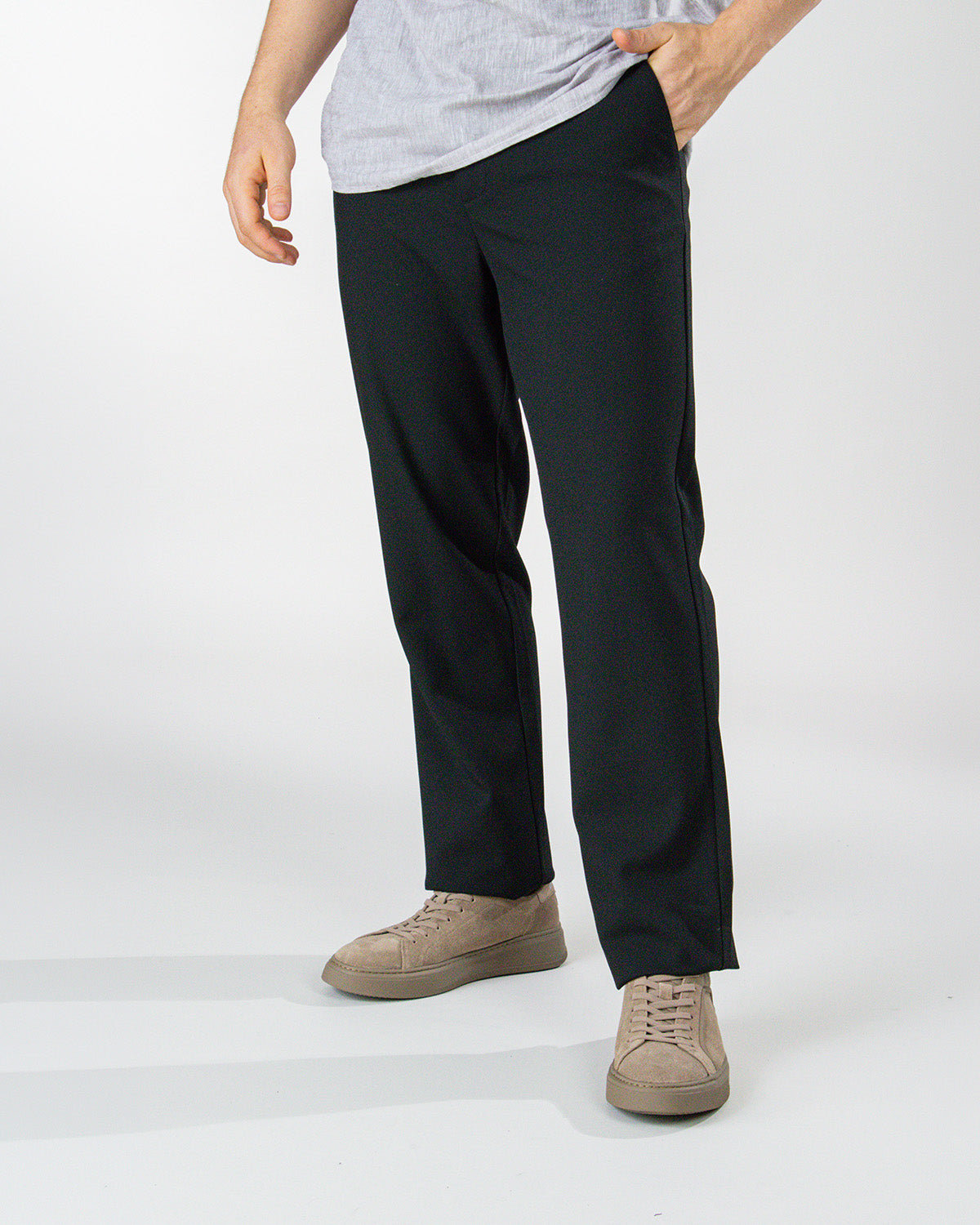 Pantalón de vestir diseño clásico regular fit para hombre