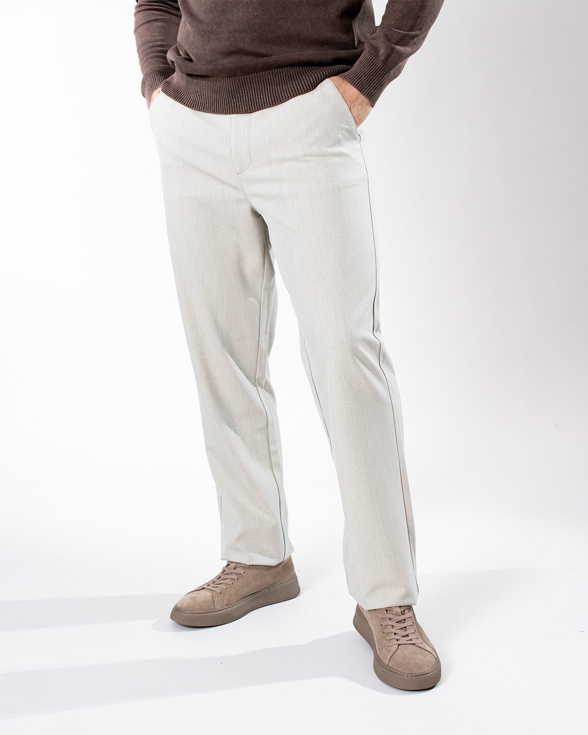 Pantalón de vestir diseño clásico regular fit para hombre