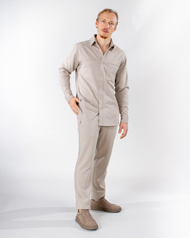 Pantalón casual diseño clásico regular fit para hombre
