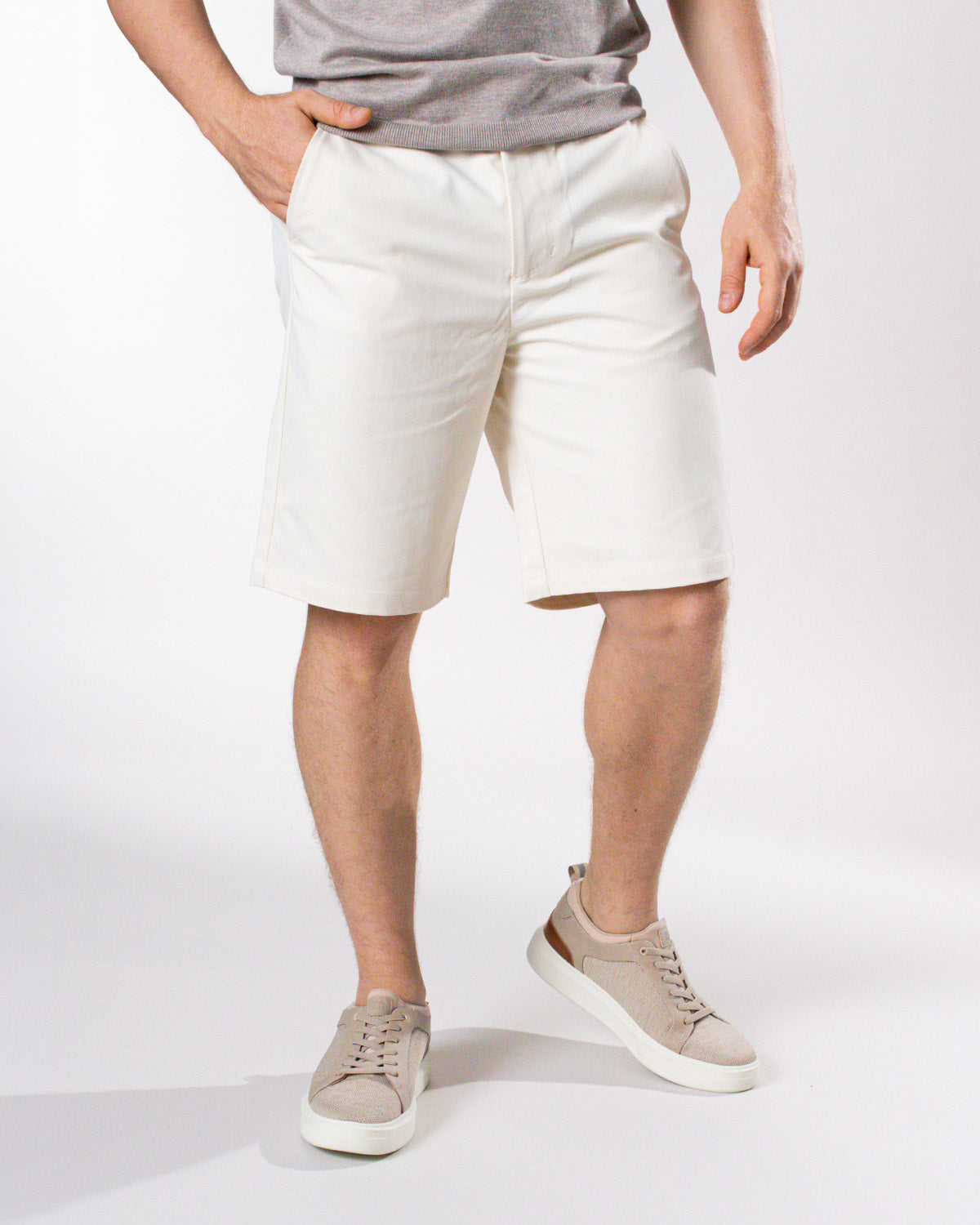 Short casual diseño clásico regular fit para hombre