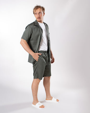 Short casual con cordón ajustable regular fit para hombre