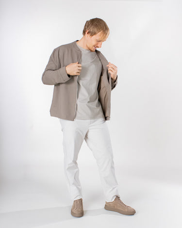 chaqueta diseño con cremallera regular fit para hombre