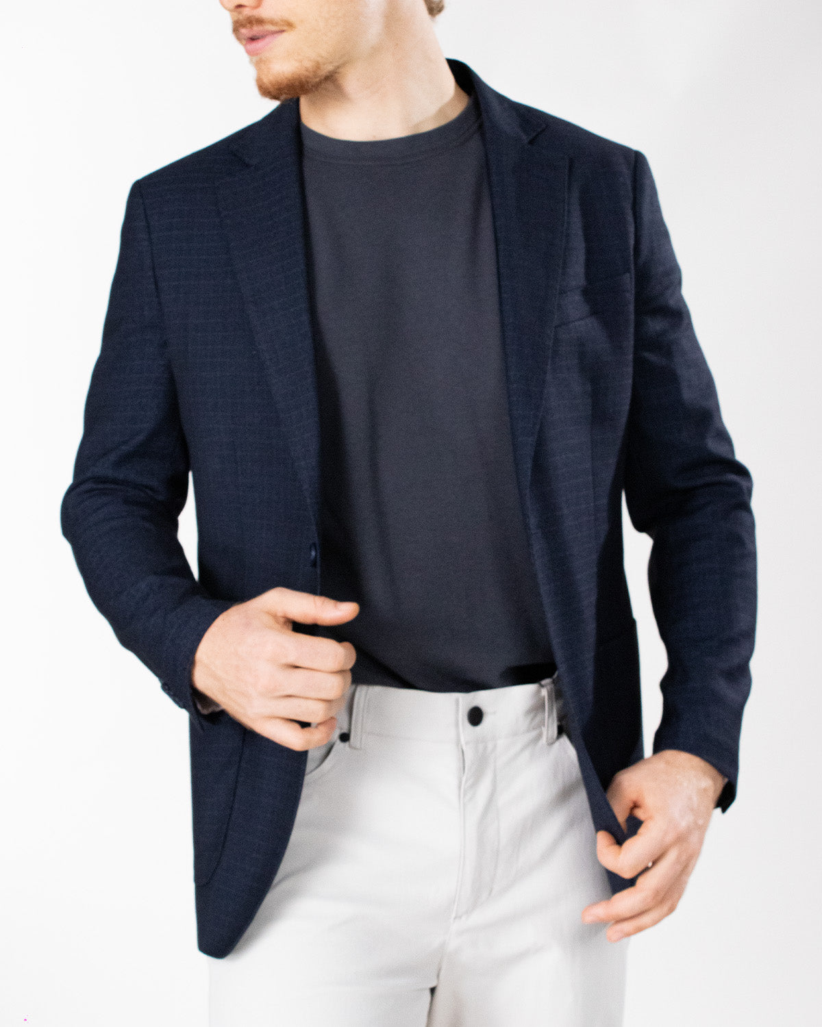 Americana diseño clásico slim fit para hombre