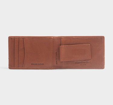 Billetera de cuero para hombre cosmo