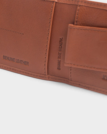 Billetera de cuero para hombre cosmo