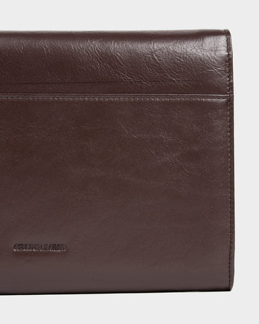 Porta pasaporte de cuero para hombre noman code