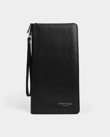 Porta pasaporte de cuero para hombre noman code