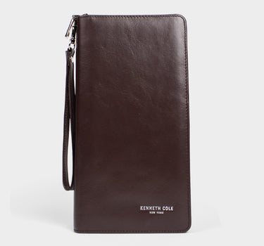 Porta pasaporte de cuero para hombre noman code
