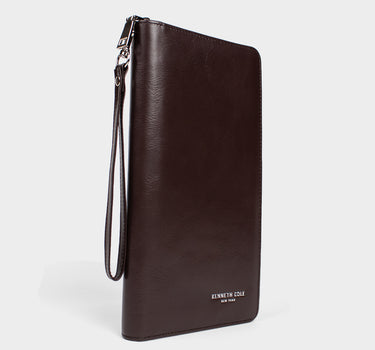 Porta pasaporte de cuero para hombre noman code