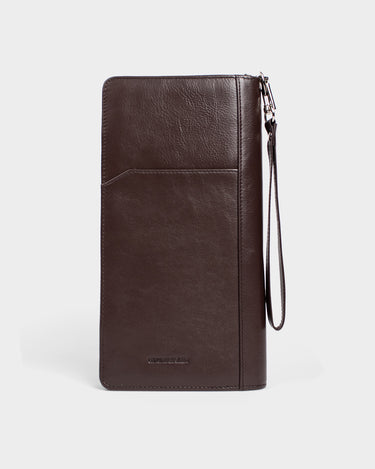 Porta pasaporte de cuero para hombre noman code