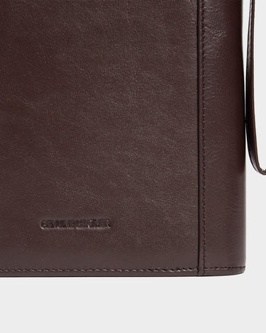 Porta pasaporte de cuero para hombre noman code