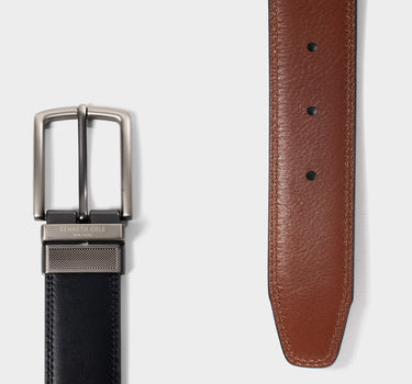 Correa de cuero reversible para hombre noman code