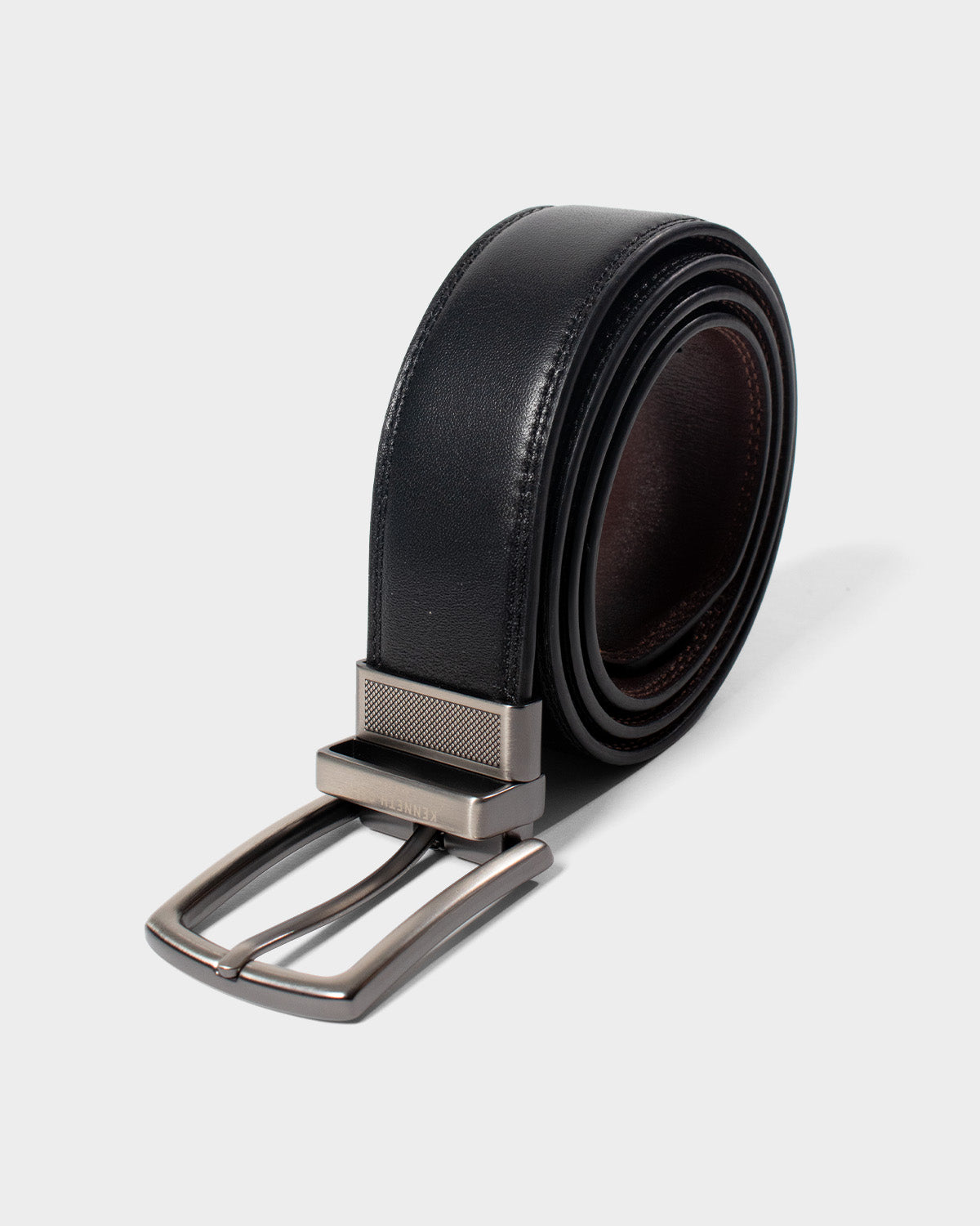 Correa de cuero reversible para hombre noman code