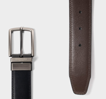 Correa de cuero reversible para hombre noman code