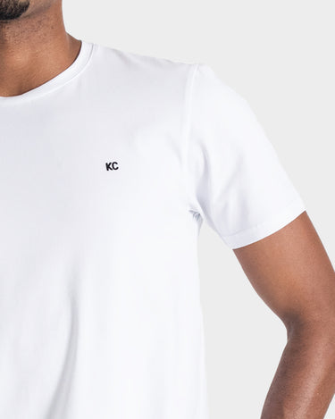 Camiseta fondo entero para hombre whithe