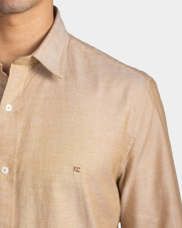 Camisa manga larga fondo entero para hombre
