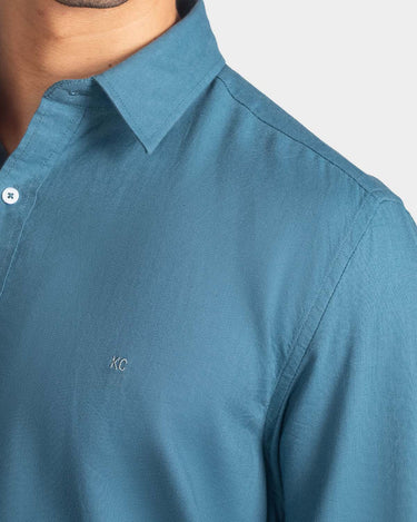 Camisa manga larga fondo entero para hombre