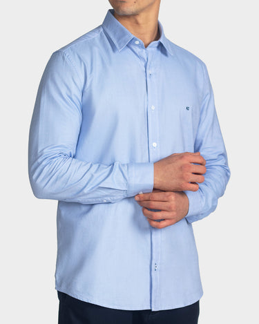Camisa manga larga fondo entero para hombre