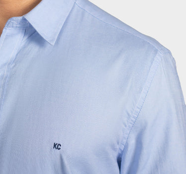 Camisa manga larga fondo entero para hombre