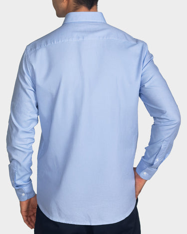 Camisa manga larga fondo entero para hombre