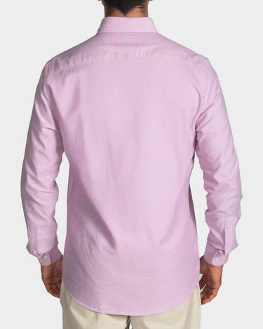 Camisa manga larga fondo entero para hombre
