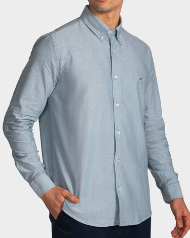 Camisa manga larga fondo entero para hombre