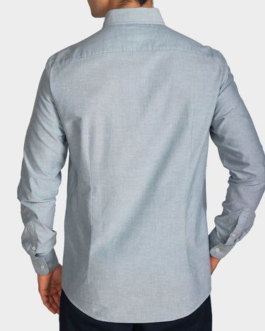 Camisa manga larga fondo entero para hombre