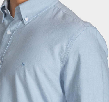 Camisa manga larga fondo entero para hombre