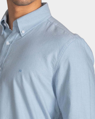 Camisa manga larga fondo entero para hombre