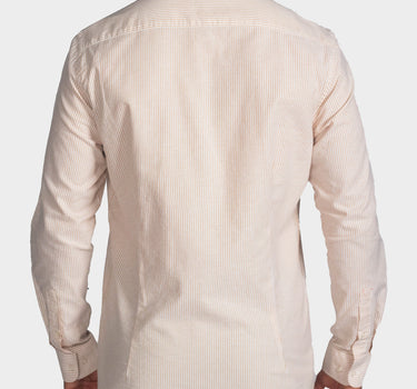 Camisa manga larga a rayas para hombre