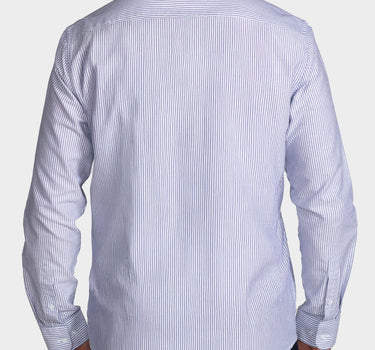 Camisa manga larga a rayas para hombre