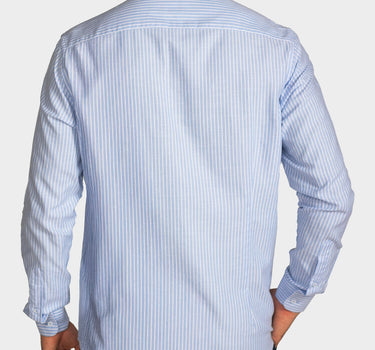 Camisa manga larga a rayas para hombre